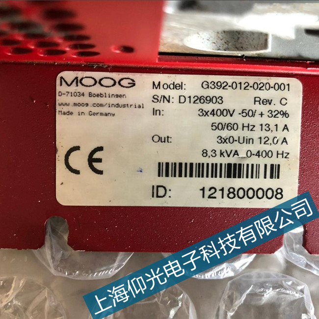 moog穆格伺服放大器電源問題維修